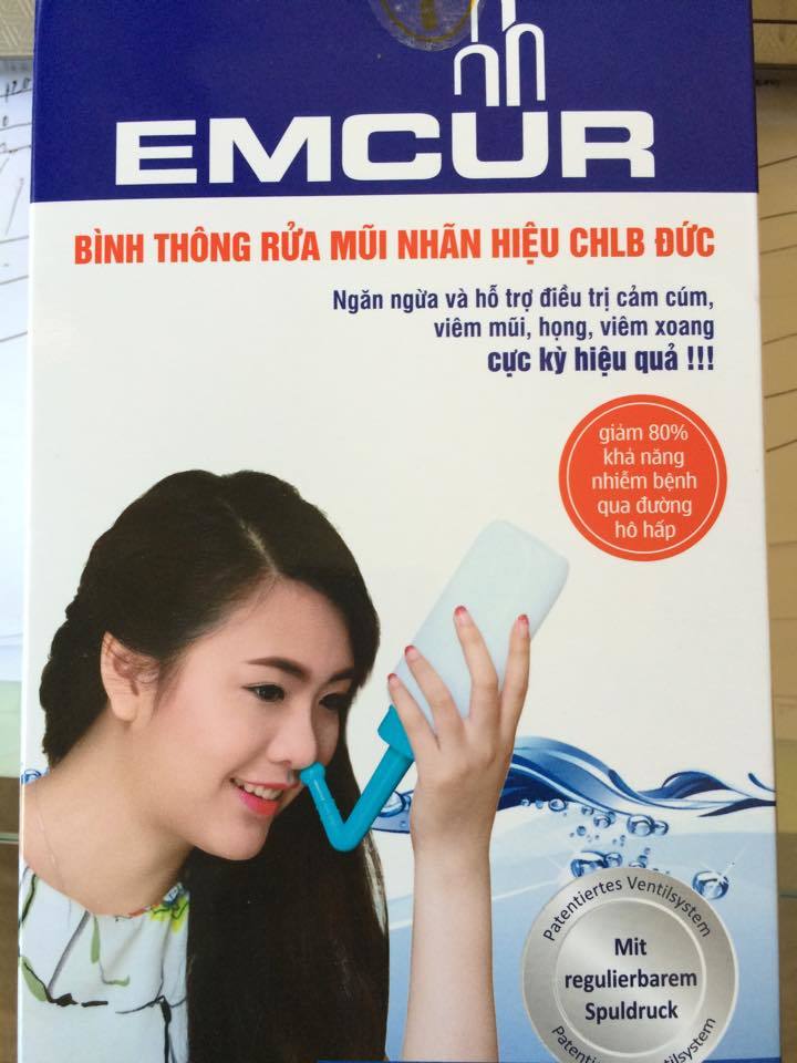 Bình rửa mũi chính hãng EMCUR (CHLB ĐỨC) MD 0916